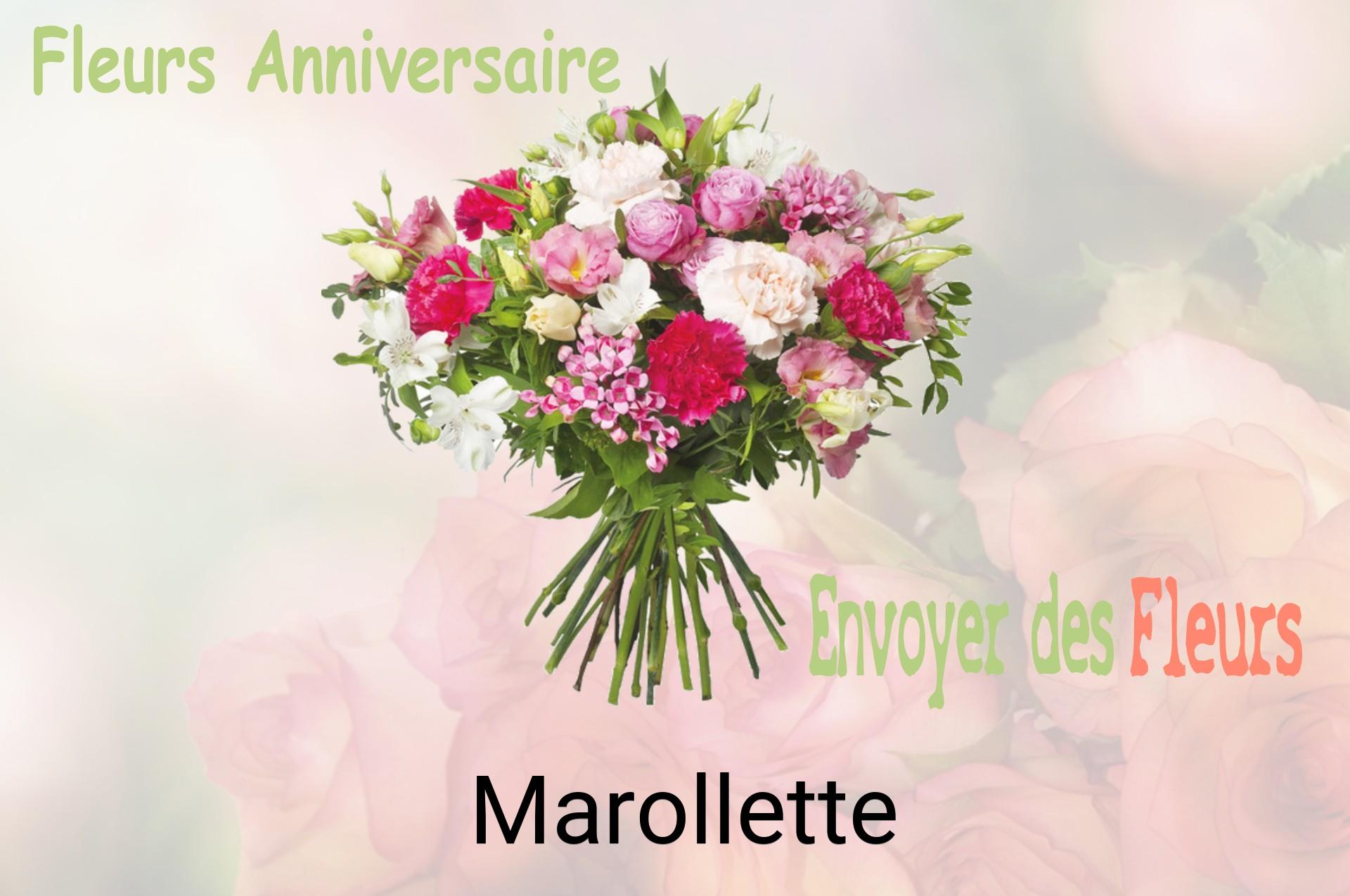 Bouquet de fleurs d’anniversaire livré à Marollette